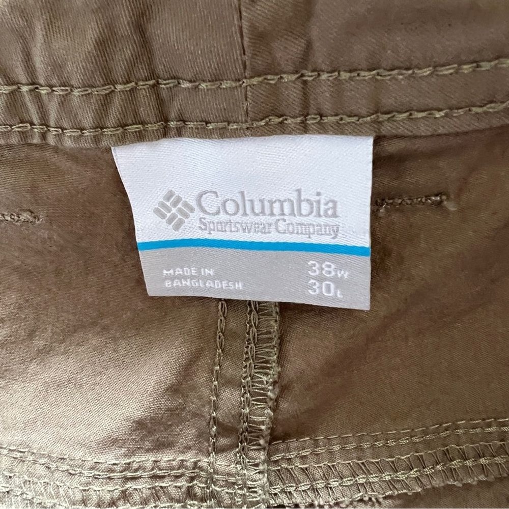 Columbia Regular Fit Straight Leg Pants Utility Outdoor Hiking Sz 38W‎ 30L - Picture 3 of 8